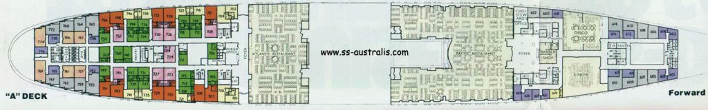 Deck Plans - SS Australis